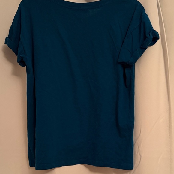 LOFT Teal Short Sleeve Tee - Picture 3 of 3